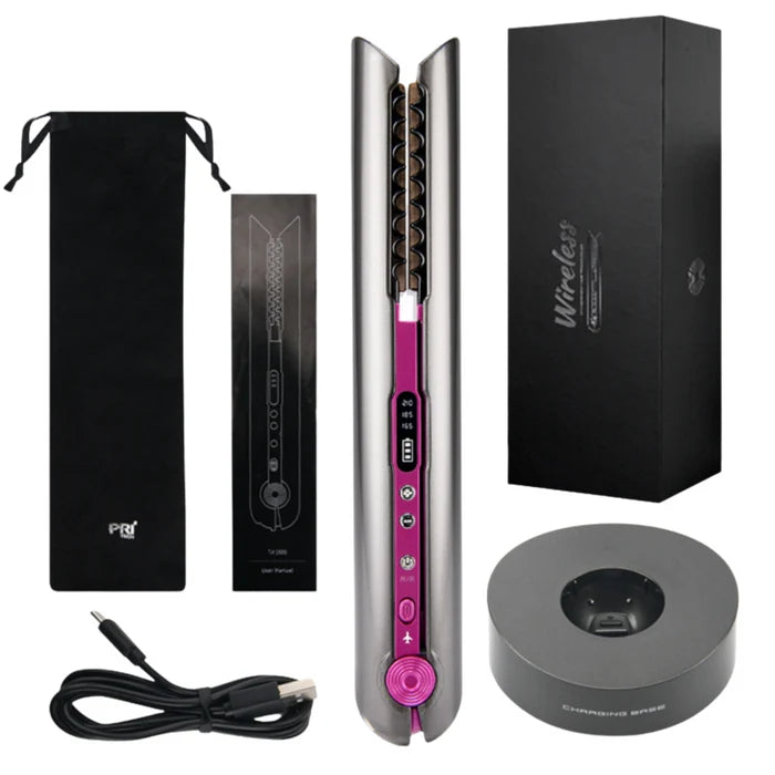 Chapinha Alisadora de Cabelo Wireless Recarregável